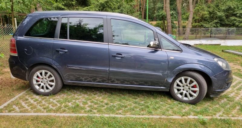 Opel Zafira cena 8300 przebieg: 286000, rok produkcji 2007 z Ząbki małe 191